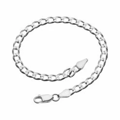 PRIMROSE Sterling Silver Curb-Link Bracelet