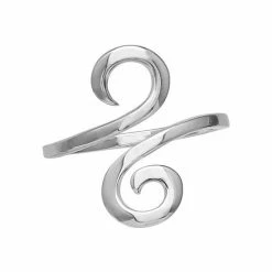 PRIMROSE Sterling Silver Swirl Ring