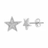 PRIMROSE Cubic Zirconia Beaded Star Earrings