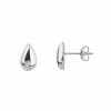 PRIMROSE Sterling Silver Teardrop Stud Earrings
