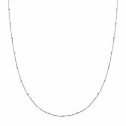 PRIMROSE Sterling Silver Beaded Choker Necklace