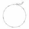 PRIMROSE Sterling Silver Station Cable Anklet