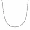 Women's PRIMROSE Sterling Silver Polished Twisting Singapore Chain