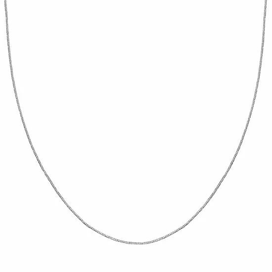 PRIMROSE Sterling Silver Sparkle Chain Necklace