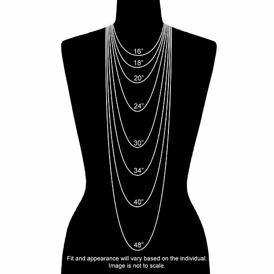 PRIMROSE Sterling Silver Sparkle Chain Necklace - Image 2