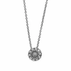 PRIMROSE Sterling Silver Flower Necklace