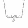 PRIMROSE Sterling Silver Name Chain Necklace Rachel