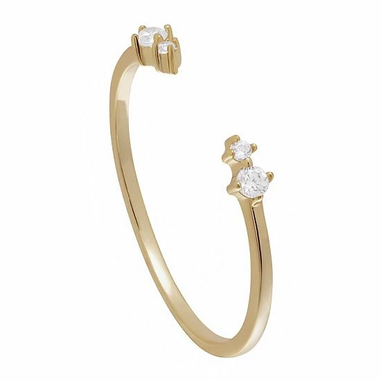 PRIMROSE Sterling Silver Cubic Zirconia Ring - Image 2