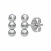 PRIMROSE Triple Beaded Stud Earrings