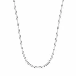 PRIMROSE Sterling Silver Herringbone Chain Necklace