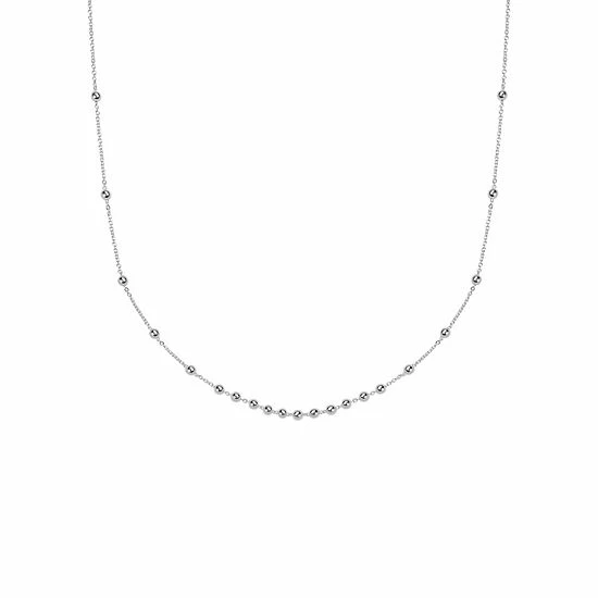 PRIMROSE Sterling Silver Graduated Bead Necklace
