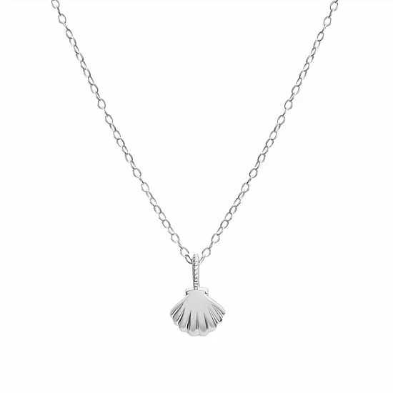 PRIMROSE Sterling Silver Seashell Pendant Necklace