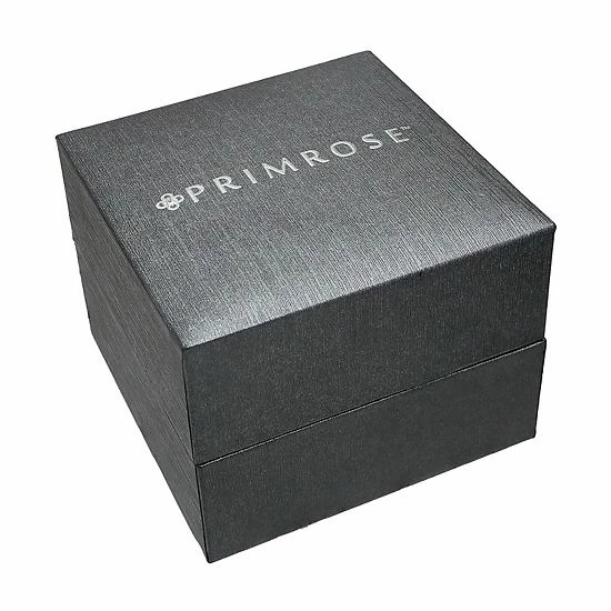 PRIMROSE Sterling Silver Cubic Zirconia Initial Pendant Necklace Silver Tone Z - Image 3