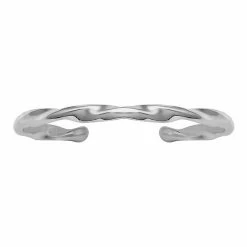 PRIMROSE Polished Sterling Silver Twisted Toe Ring