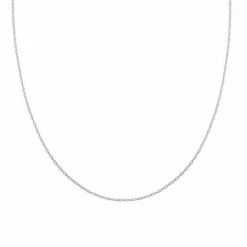 PRIMROSE Sterling Silver 18 In. Twisted Cable Chain Necklace