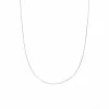 PRIMROSE Sterling Silver 8-Sided Snake Chain Necklace