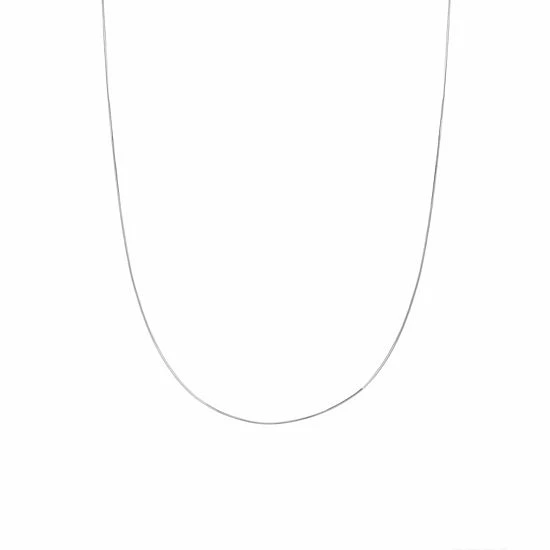 PRIMROSE Sterling Silver 8-Sided Snake Chain Necklace