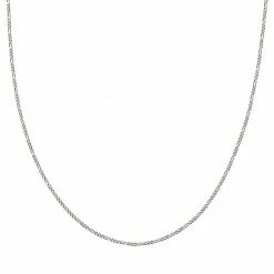 PRIMROSE Sterling Silver Figaro Chain Necklace