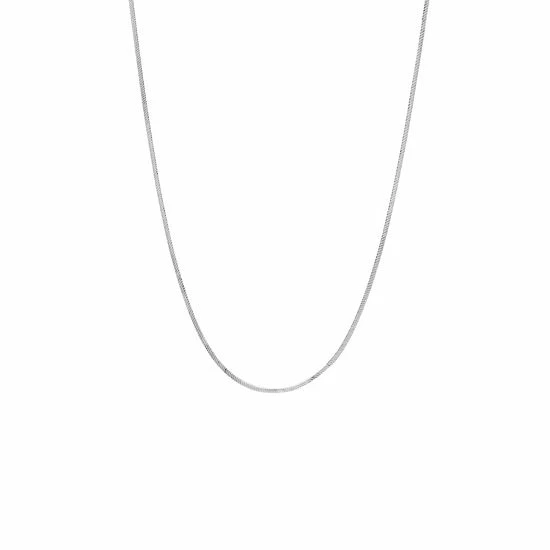 PRIMROSE Sterling Silver Square Snake Chain Necklace