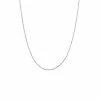 PRIMROSE Sterling Silver Twisted Textured Snake Chain Necklace