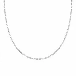 PRIMROSE Sterling Silver 18 In. Round Box Chain Necklace