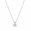 PRIMROSE Sterling Silver Cubic Zirconia Dragonfly Pendant Necklace