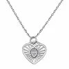 PRIMROSE Sterling Silver Heart Pendant