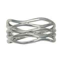 PRIMROSE Sterling Silver Wave Ring