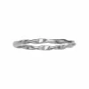 PRIMROSE Sterling Silver Twisted Band Ring