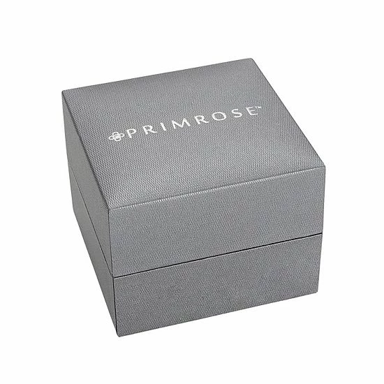 PRIMROSE Sterling Silver Cubic Zirconia Butterfly Bypass Ring - Image 5